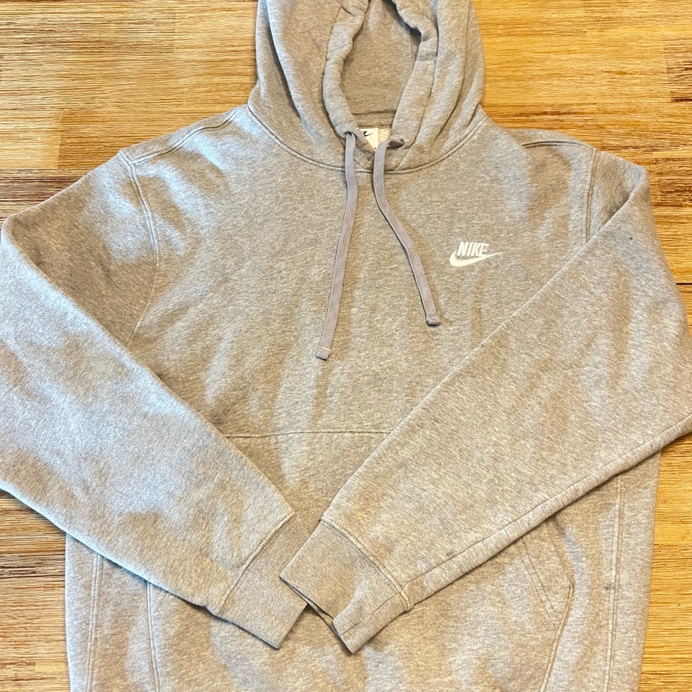 Nike Light Gray Men's Hoodie